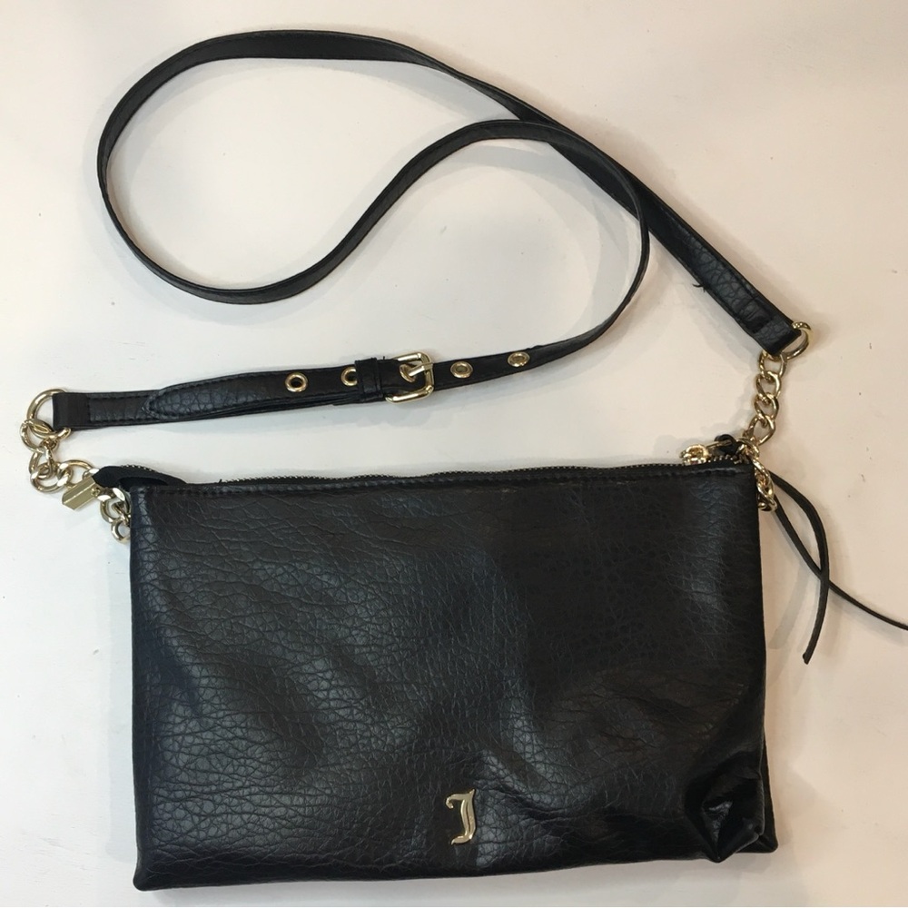 Juicy Couture | Black Leather Crossbody Bag